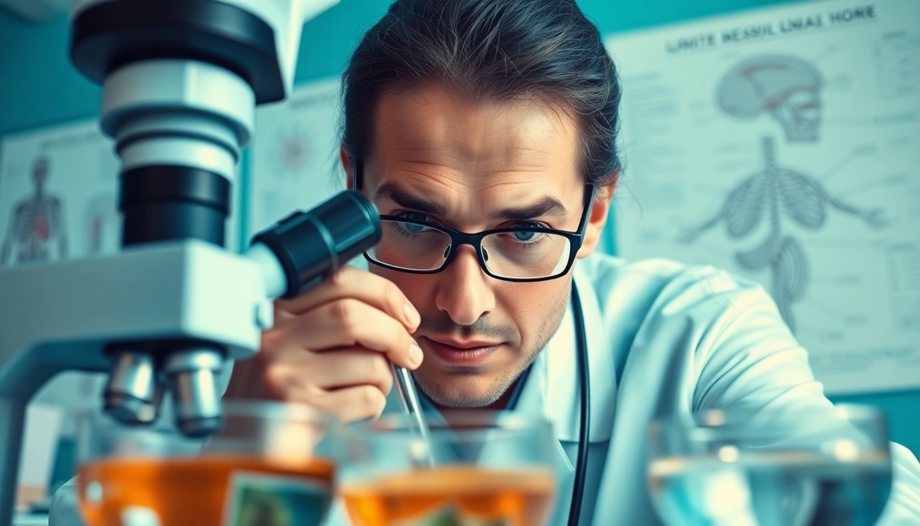 Investigating the vomeronasal organ research in a scientific lab setting.